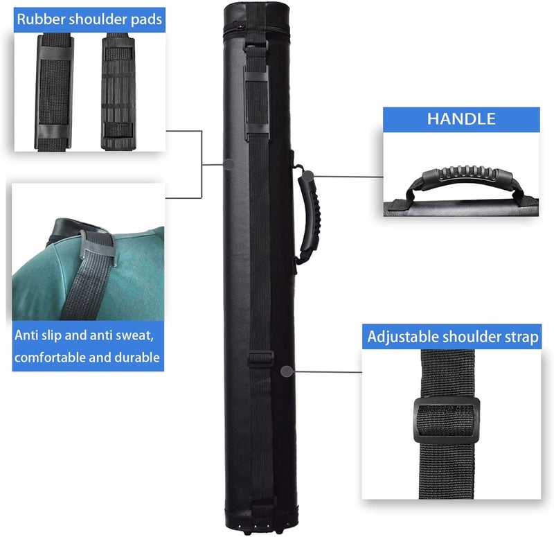 TalveX 2x2 Hard cue case Pool Cue Billiard Stick Carrying Case - Image 3